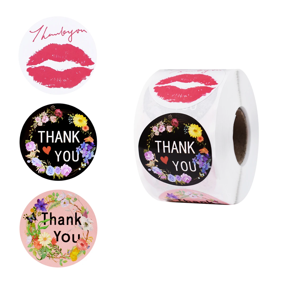 500pcs Seal Stickers for Thank You Stickers Roll 1.5 Inch