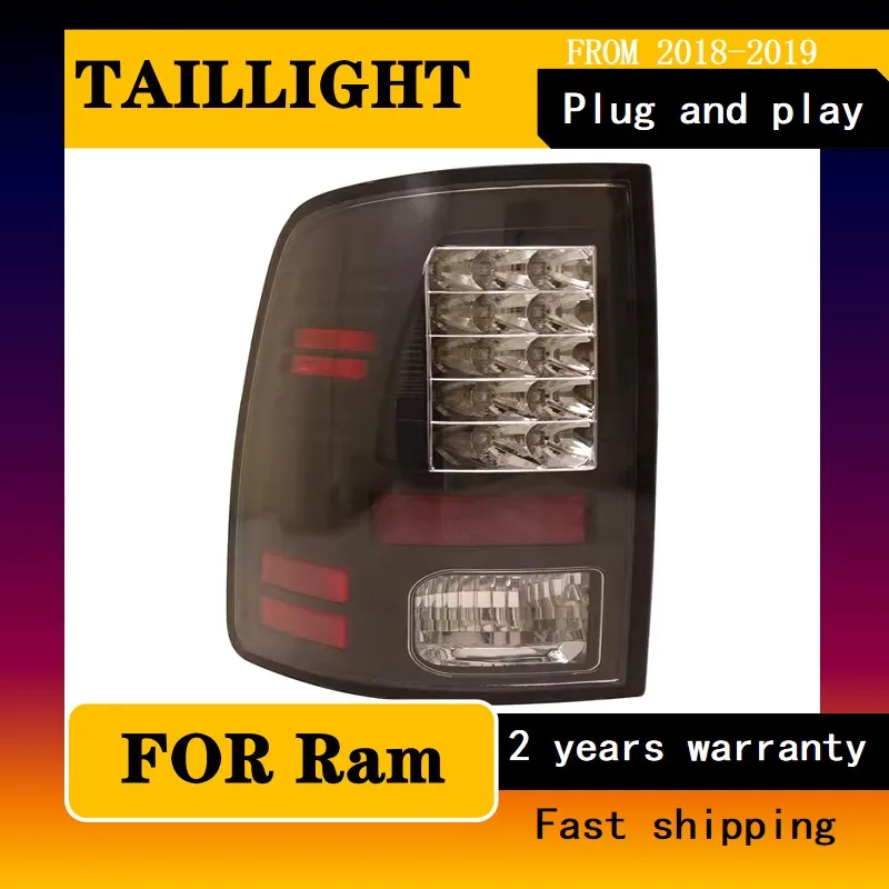 

Car Styling for Dodge Ram Taillight 2009-2018 Ram 2500 Tail Lights Ram 1500 Taillights DRL+Turn Signal+Brake+Fog+Reversing