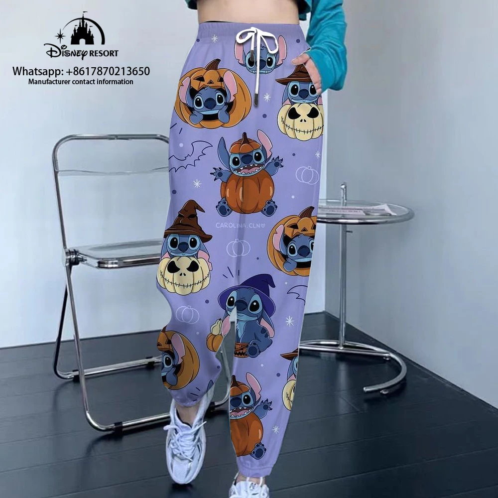 2024 Mickey Minnie Fall Hot Sale Kawaii Women\'s Fashion Casual Jogging Sweatpants Street Style Drawstring Pants y2k