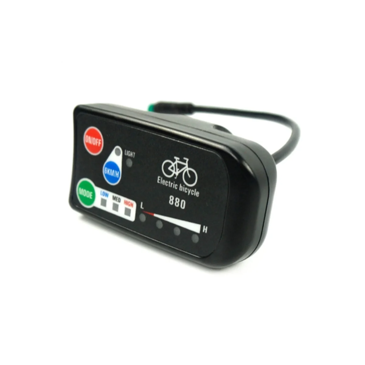 Electric Bicycle Display 36V 48V Ebike Ligent Control Panel Lcd Display LED880 Waterproof Controller for