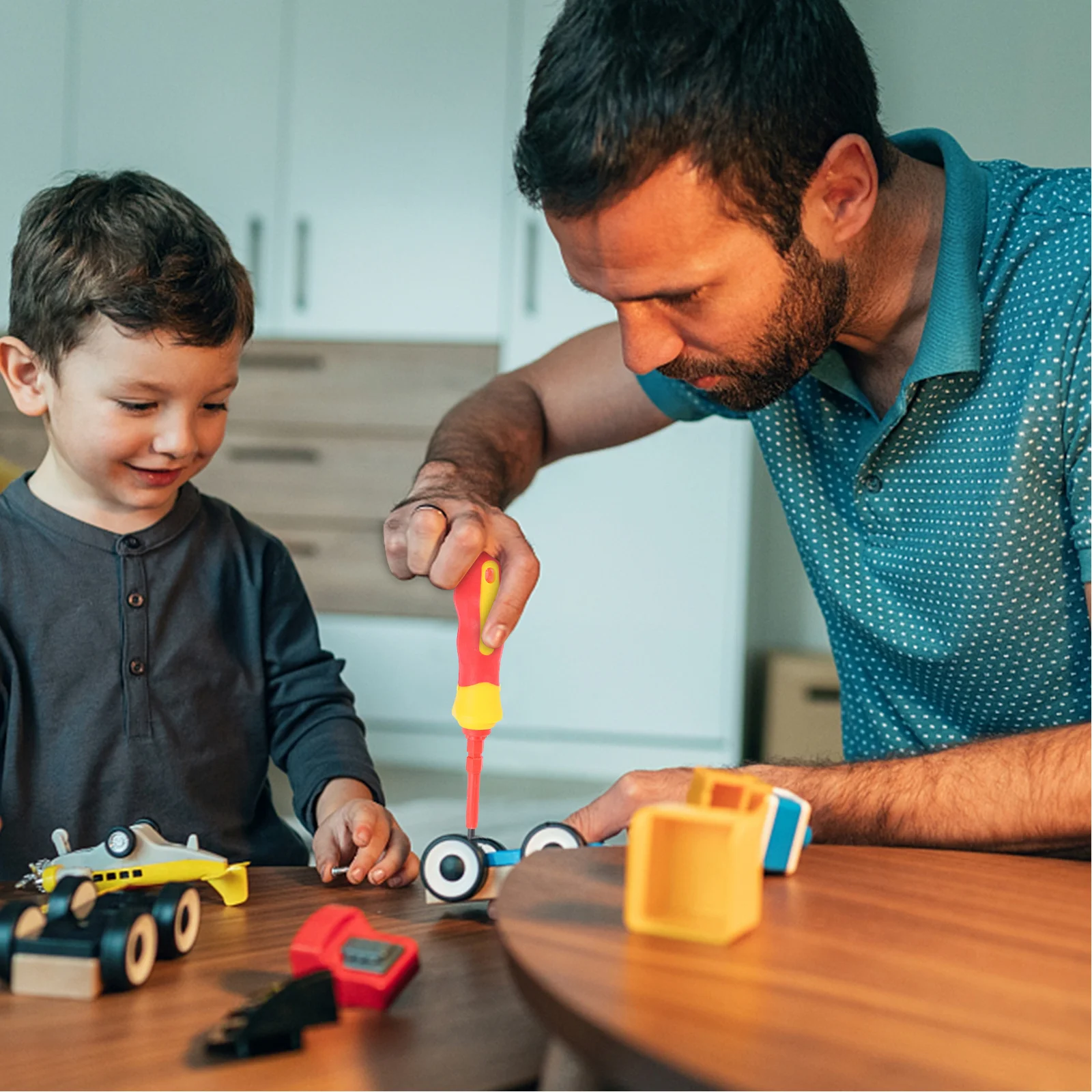 

1Set Insulated Electrician Screwdriver Set Steel Pc Material Hardened Slotted Screwdrivers for Home Maintenance