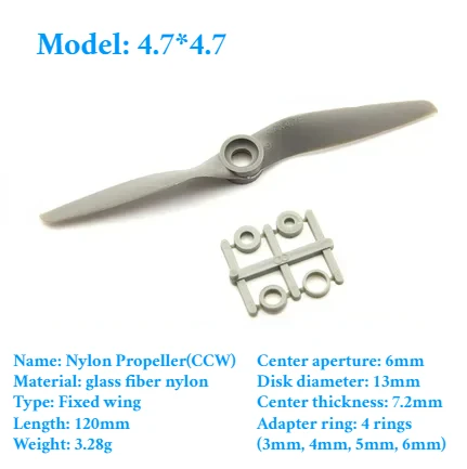 2PCS Gemfan Apc Nylon Propeller 5x5/6x4/7x5/8x4/8x6/9x6/10x5/10x7/11x5,5/12x6/13x6,5/14x7/16x8/17x10 Requisiten Für RC Modell Flugzeug