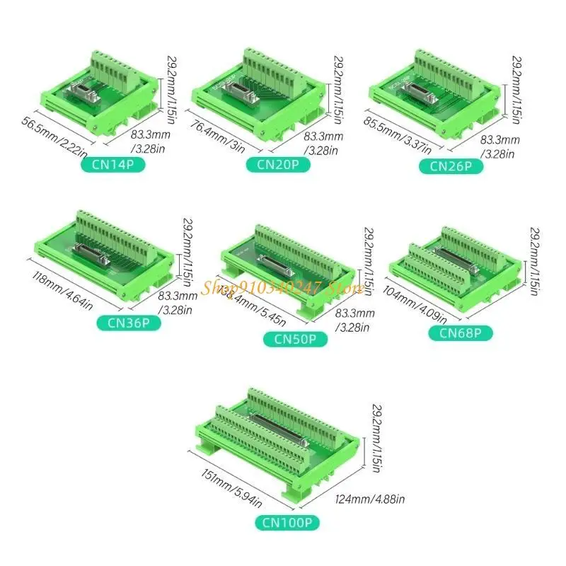 Q22A واجهات SCSI كتلة محطة ، متثاقل اللهب توصيل الأسلاك