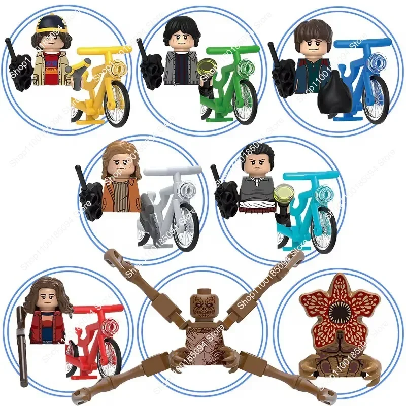 Jouets chauds contes étranges saison 5 figurines Dustin Mike Will Steve onze Nancy Vecna Demogorgon blocs MiniFigures jouets