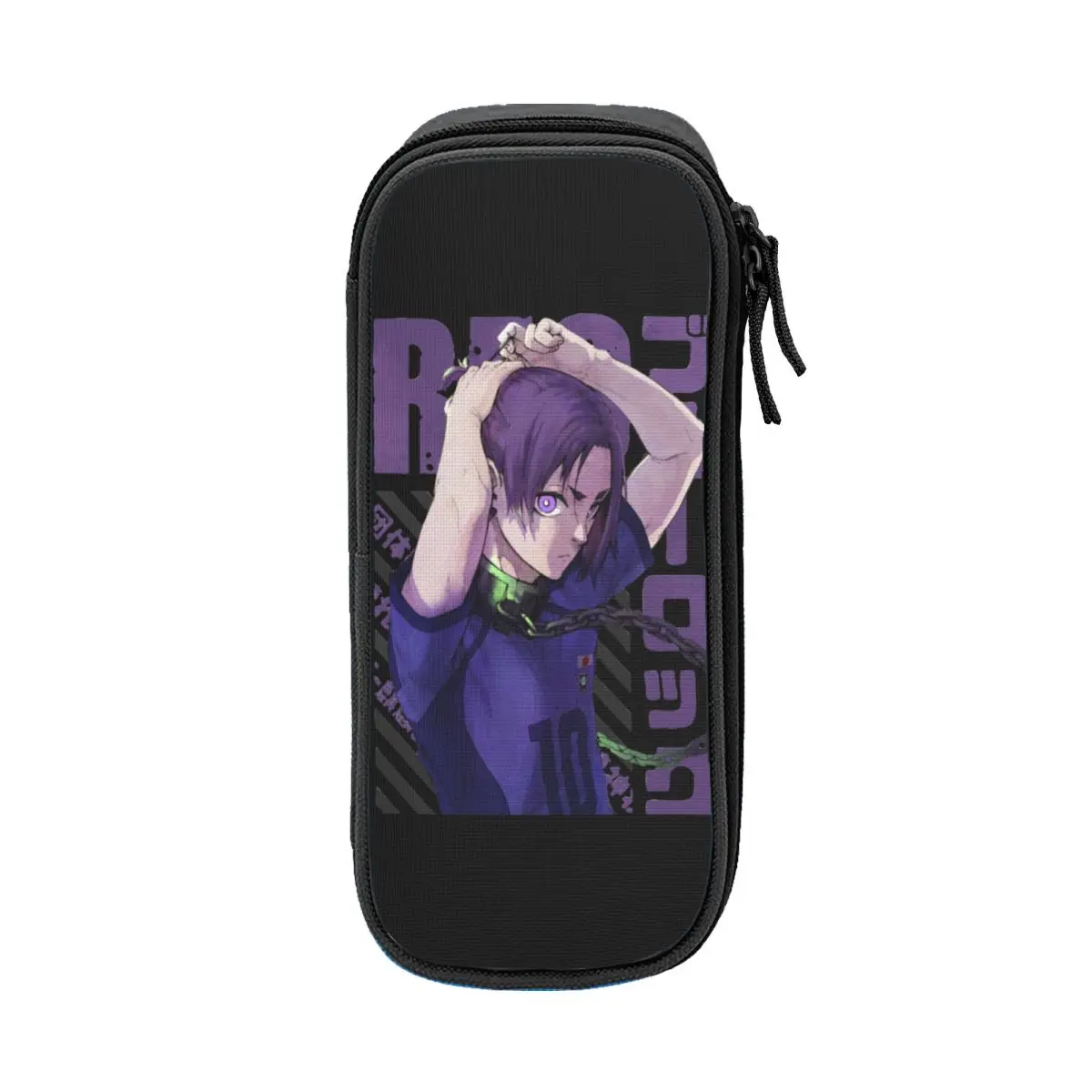 

Locked Football Anime Reo Mikage Pencil Cases Classic Pen Box Bags Student Large Storage Students School Gifts Pencil Box
