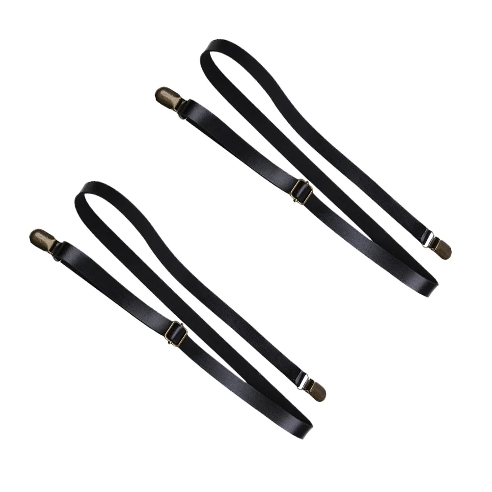 2 قطعة الحمالات السراويل قابل للتعديل دائم تصميم أنيق ملابس مريحة هدية عملية رائعة الحرفية مظهر مميز #3