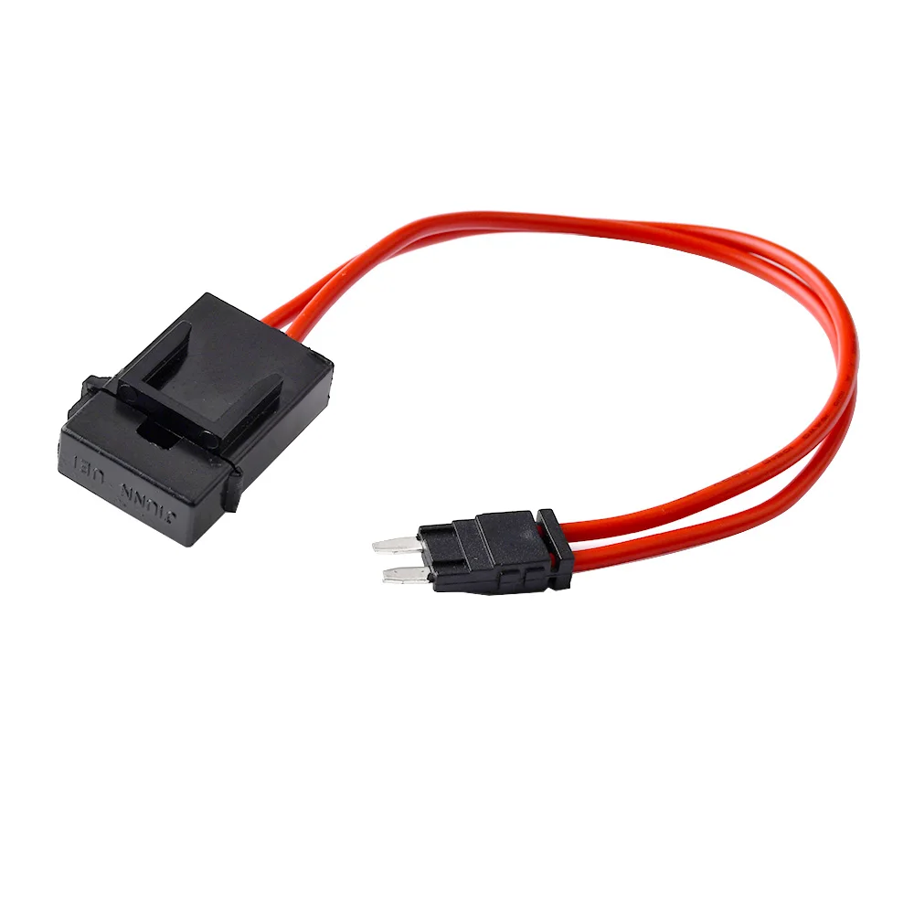 32V ACC Small Medium Size Mini Micro2 Size Car Fuse Holder 16AWG Non-Destructive Fuse Box ATM Blade Fuse Extension Cord