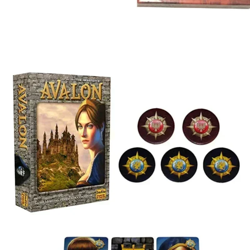 New Board Game Resistance Avalon Family Interactive Full English Board Game Card Children\'s Educational Toys