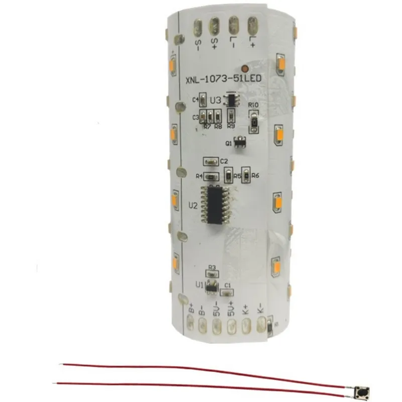 Flame Lamp Solar Controller, Solar Light Controller Circuit Board Simulated Solar Torch DIY Lighting Chip