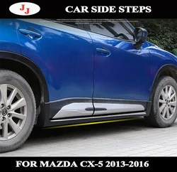 CAR SIDE STEPS For Mazda CX-5 CX5 2013 2014 2015 2016 accessories 4pcs/set ABS Plastic Side Molding Cover Trim Door Body Kits