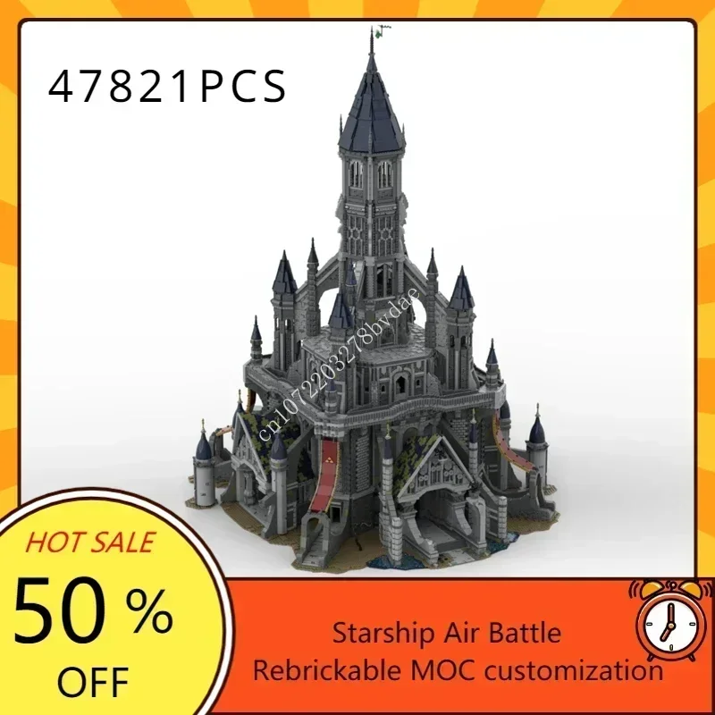 Hyrule Castle - Legend of Kingdom Modular MOC Creative street view Model Custom Puzzles Architecture Assembly Model Toys Gifts