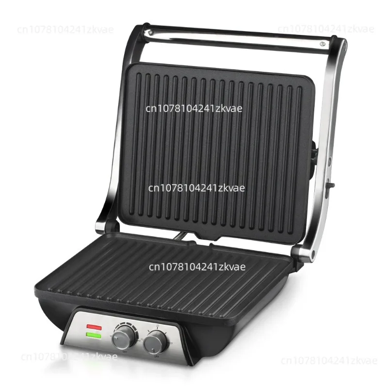 

Бытовая бездымная двусторонняя машина для стейка-гриля, машина для гриля для колбас теппаньяки, машина для завтрака сэндвич-хлебом