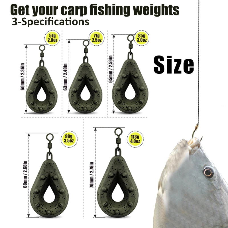 Thumbnail 3 - #62 Latest Fishing Sinkers Offers
