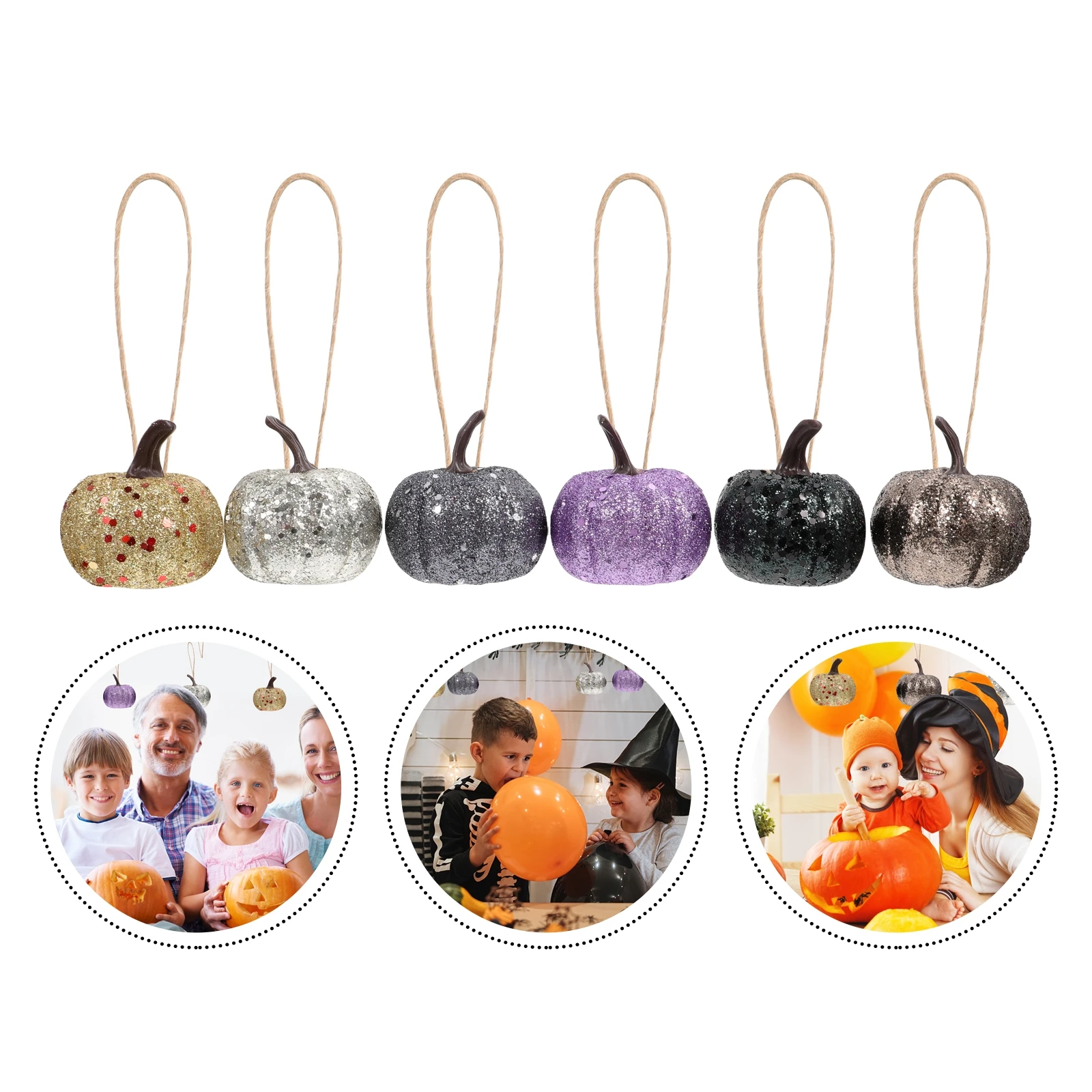 

20pcs Foam Pumpkin Decorations for Halloween Thanksgiving Artificial Indoor Outdoor Party Props Photography Supplies Storage