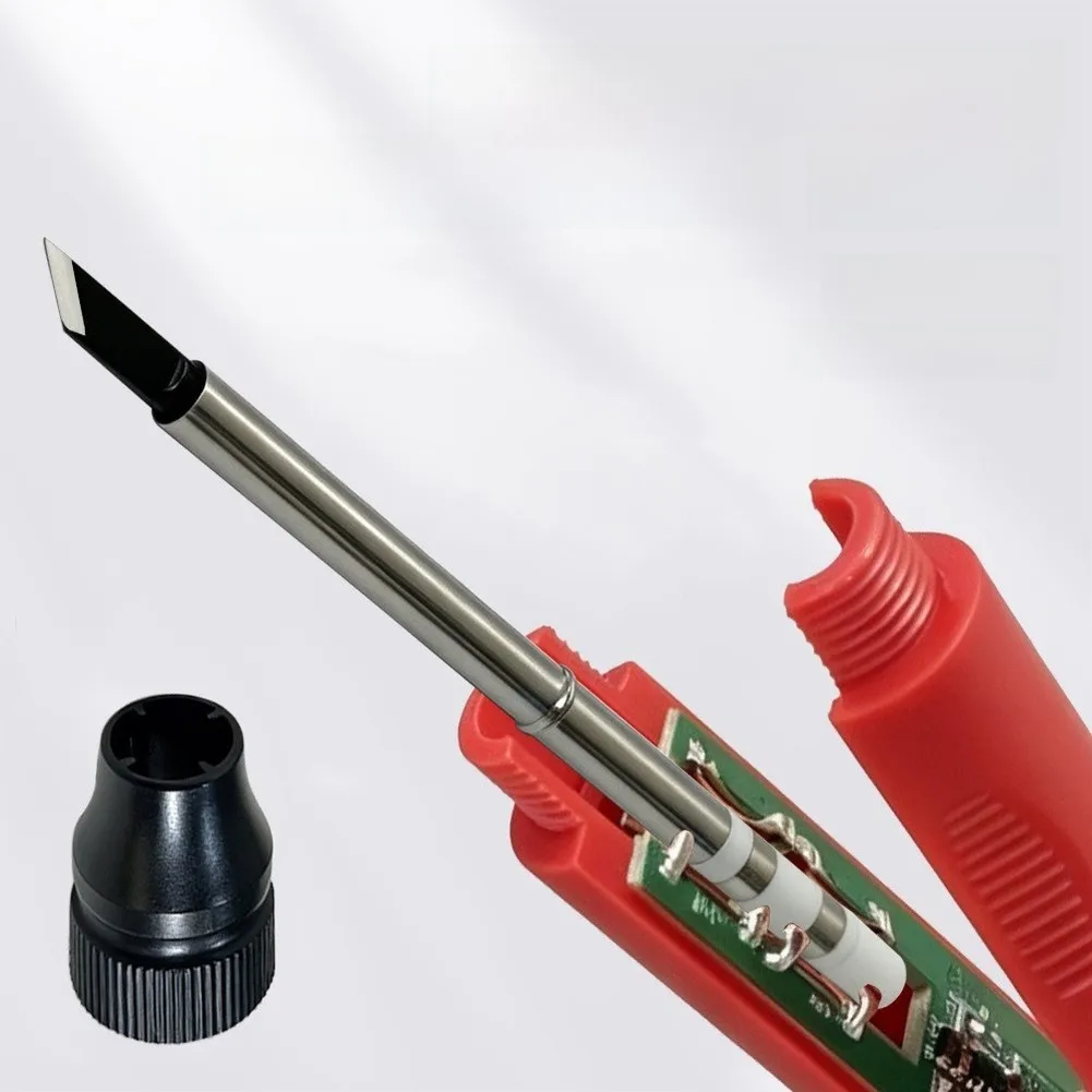 Portable USB Soldering Iron 65W Fast Heat Up in 8s Adjustable Temp 60-480C Digital Display for DIY Electronics Repair