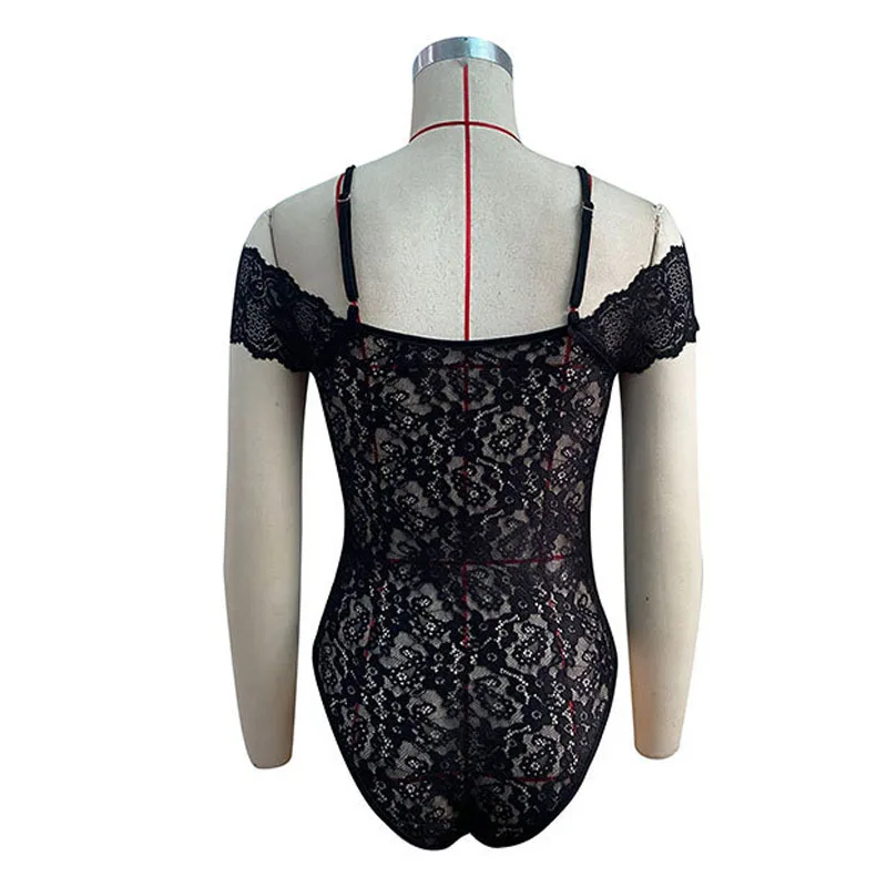 2023 tuta abbigliamento donna estate Sexy Spaghetti Strap nero un pezzo tuta casual pagliaccetto tuta top festival outfit