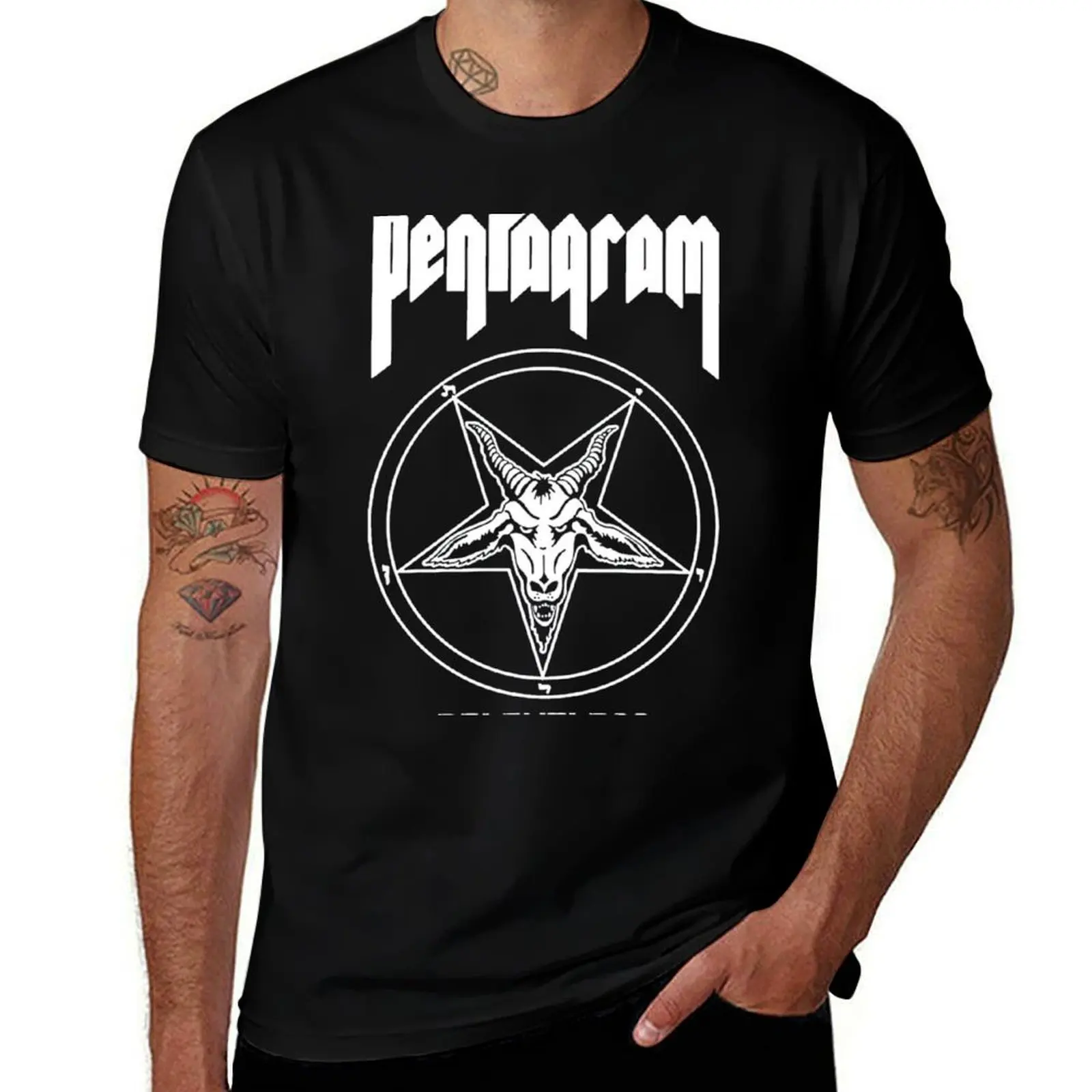 

Pentagram Band T-Shirt Summer Sports Quick Dry T-Shirt