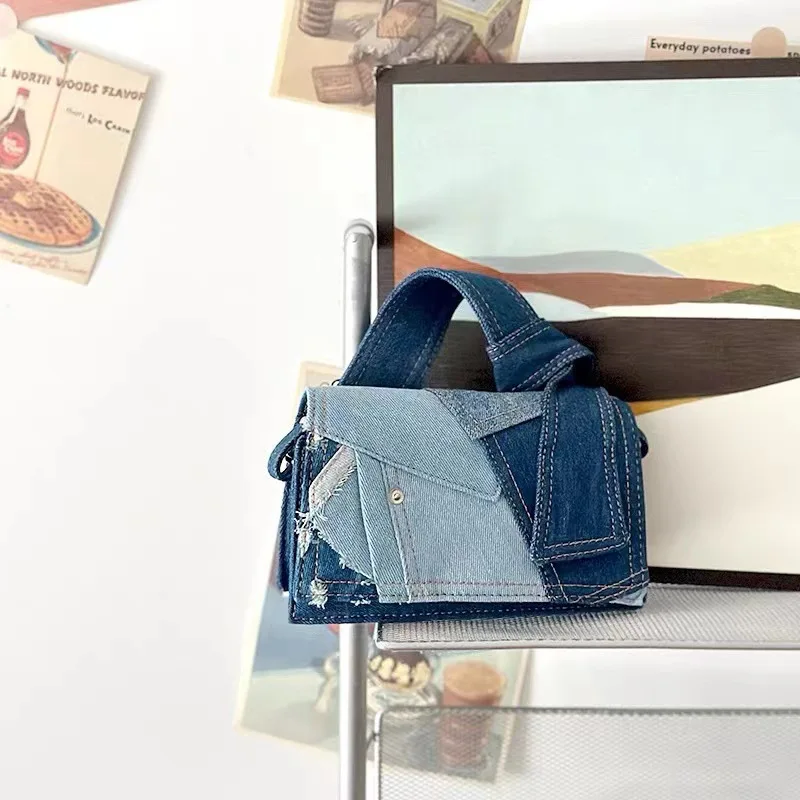 Nuove borse a tracolla a spalla singola in Denim borsa a tracolla portatile di nuova moda di tendenza borse a tracolla versatili da viaggio