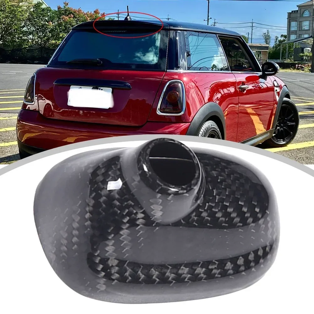 

Carbon Fiber Antenna Base Cover For Mini For Cooper R55 R56 07-15 Radio Signal Aerials Roof Antenna Decorative Sticker Car Styli