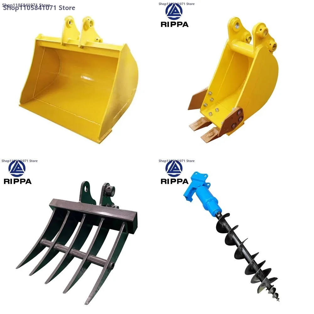 Mini Excavator Bucket Attachment Heavy Duty Digging Bucket for Compact Excavator Construction Machinery Parts