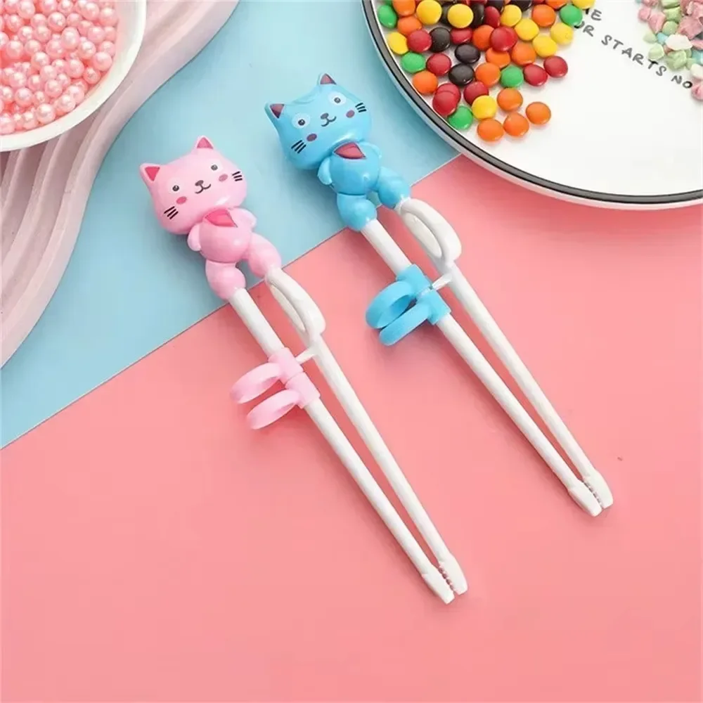 2025 Cartoon Animal Baby Learning Training Cute Chopsticks Beginner Toughness Chopsticks Tableware Kids Eating Training Helper