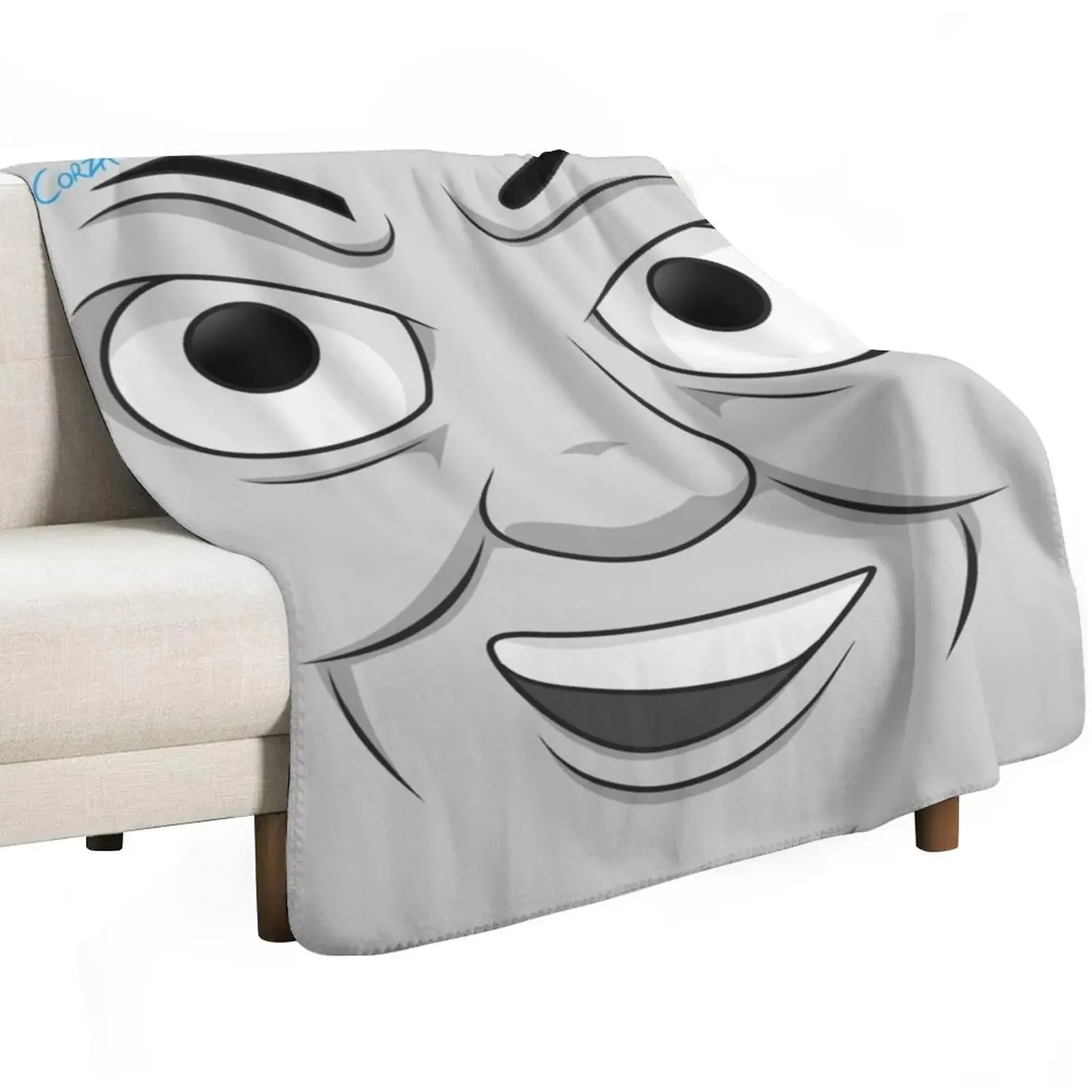 Diesel (cheeky face) Throw Blanket For Decorative Sofa Soft Beds Hair Softest Baby heavy to sleep Blankets