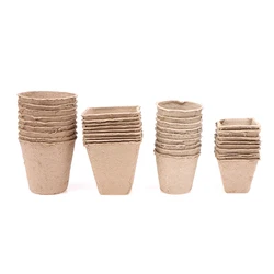 10Pcs/set Biodegradowalna doniczka papierowa Starters Nursery Cup Grow Bags For Flower Planting Domowe narzędzia ogrodnicze