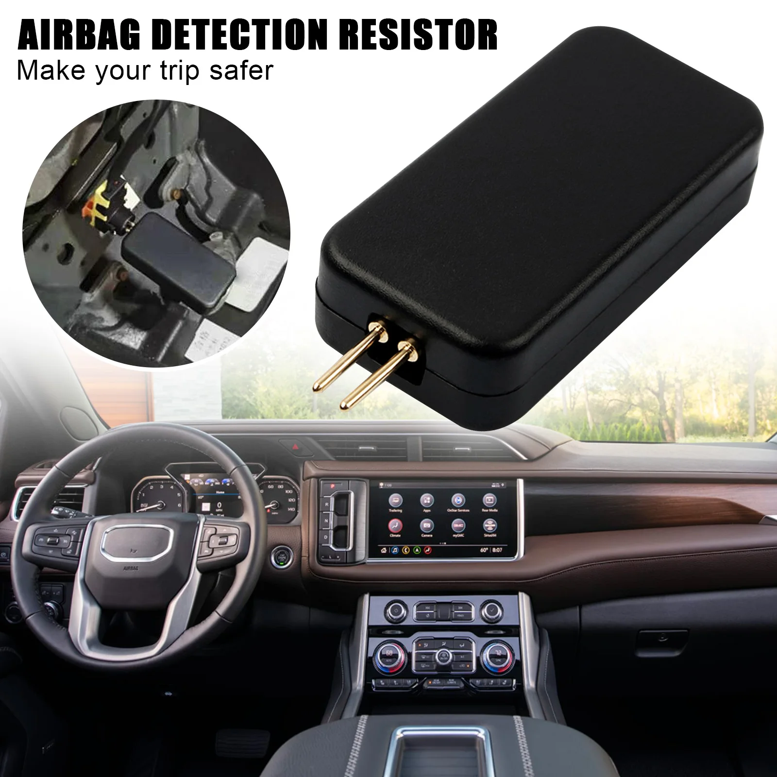 2pcs Car Airbag Emulator Simulator Fault Finding Diagnostic Tools Universal SRS Airbag Repair Tool For Audi BMW Toyota VW