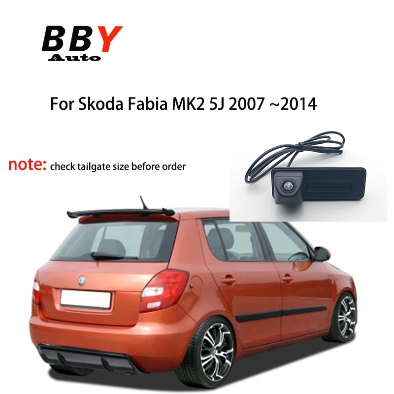 Rear view camera For Skoda Fabia MK2 5J 2007~2014 car Truck tailgate night vision parking reverse camera