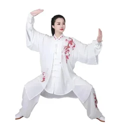 Tai Chi uniforme arti marziali vestiti prestazioni di esercizio abbigliamento Kung Fu Set di tre pezzi tradizionale cinese per le donne