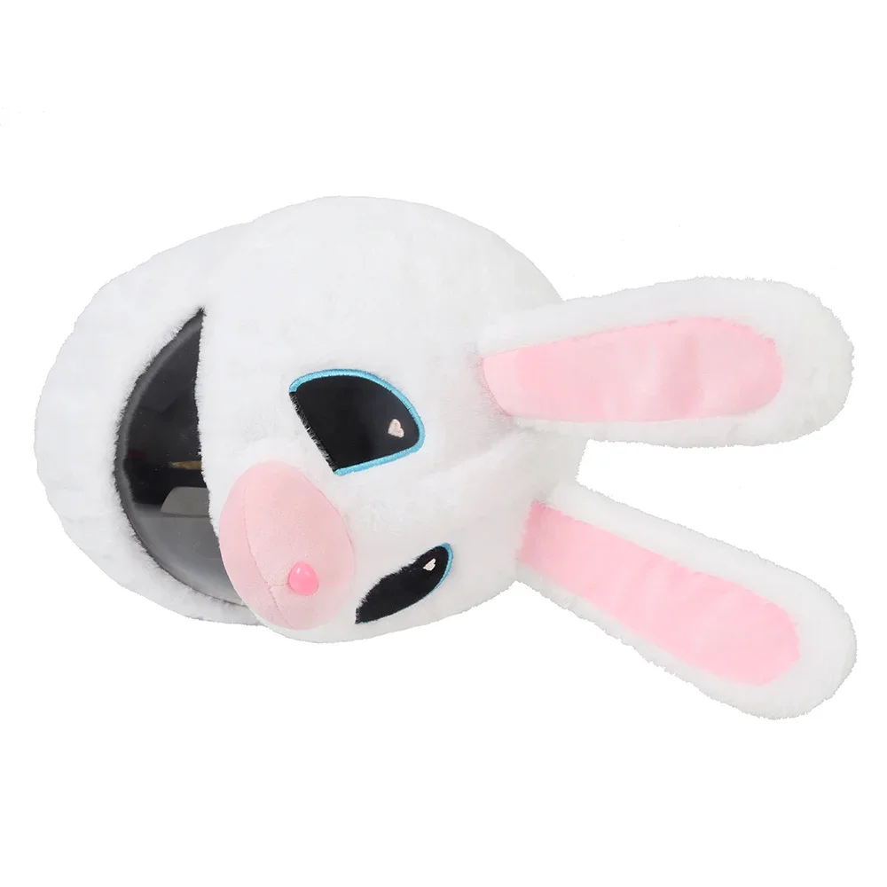 7 Colors Motorcycle Helmet Cover Cartoon Fluffy Plush Protection Headgear Covers For Full-face Cross-section Helmets Accessories