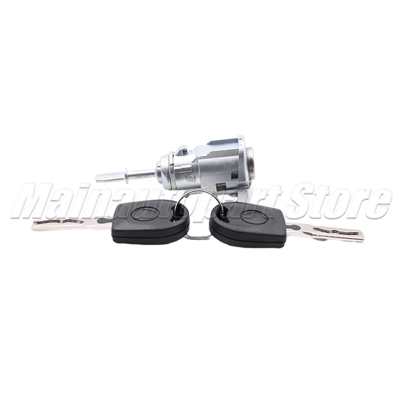 For Volkswagen Golf IV Bora Fox Polo Left And Right Front Door Lock Barrel With 2 Keys 1U0837168 1U0837167