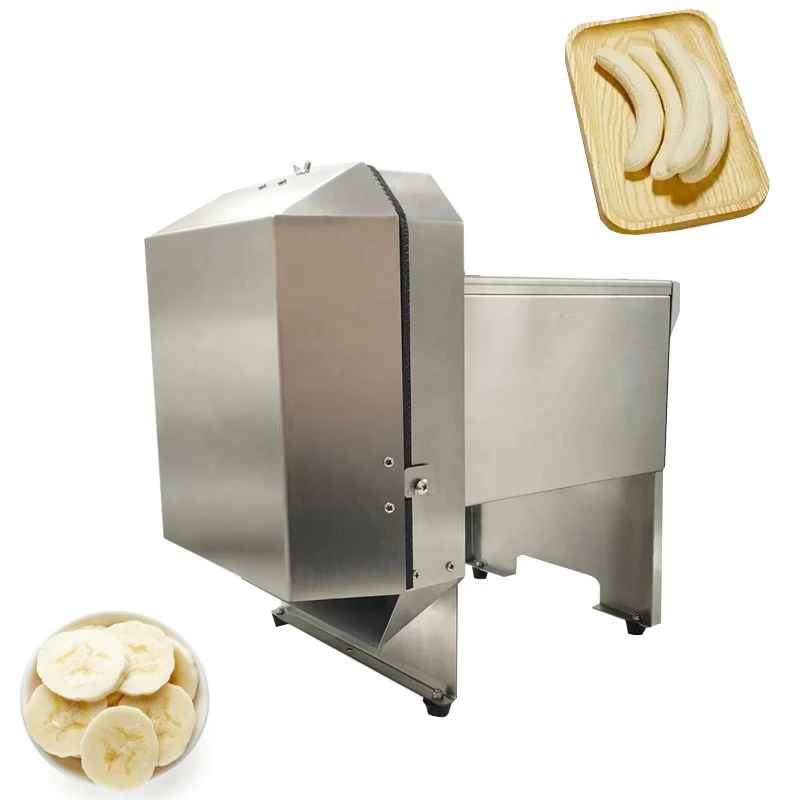 

Vegetable Cutter Fruit Electric Tomato Plantain Vertical Cutting Machine Automatic Banana Slicer Chips Making Machine