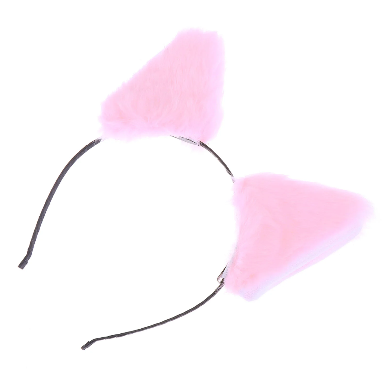 

Animal Black Fox Ears Hair Coils Party Hoop Accessories Miss Women Halloween Costumes