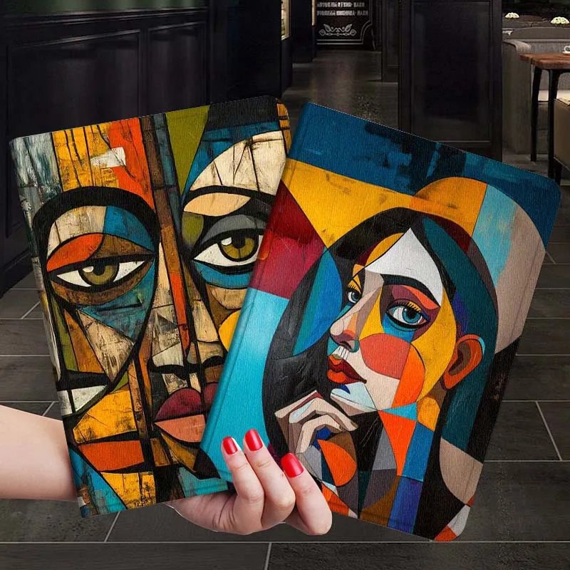 

Fashion Art Women Pattern Tablet Case For Samsung Galaxy Tab S7 S8 S9 S10 FE Plus 12.4 13.1 Inch