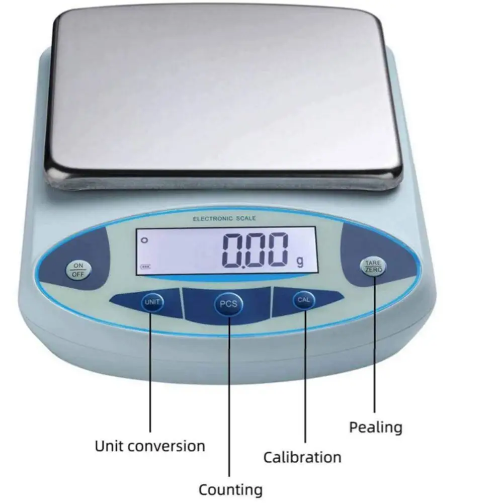 500/0.001g Digital Electronic Balance Lab Jewelry Scale 0.001 High Precision Industrial Kitchen Weighing Balance Count Scales