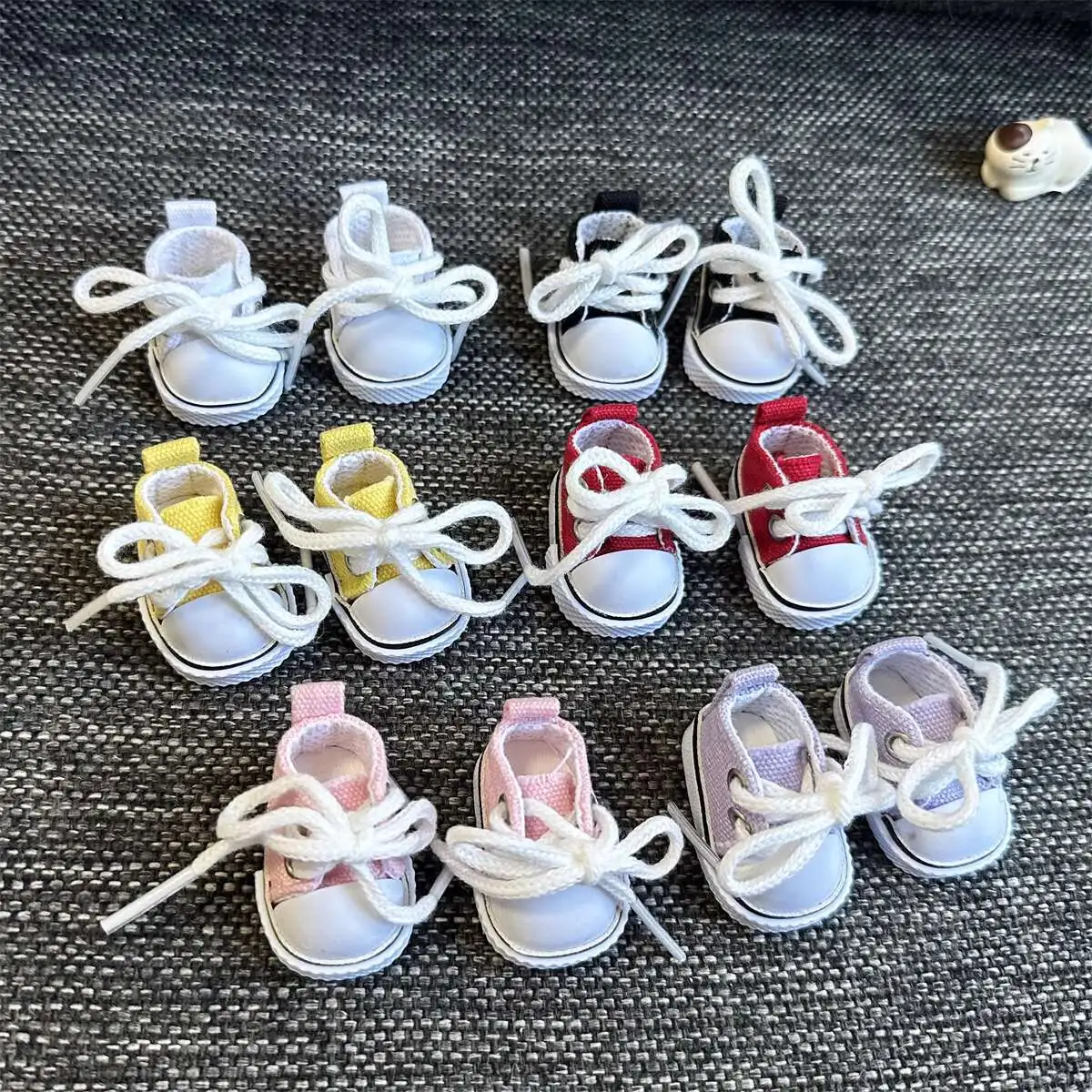 Labubu Doll Shoe Set Generation Second Generation Key Chain To Replace Doll Accessory Replacement Toy Leather Shoes Canvas Shoe
