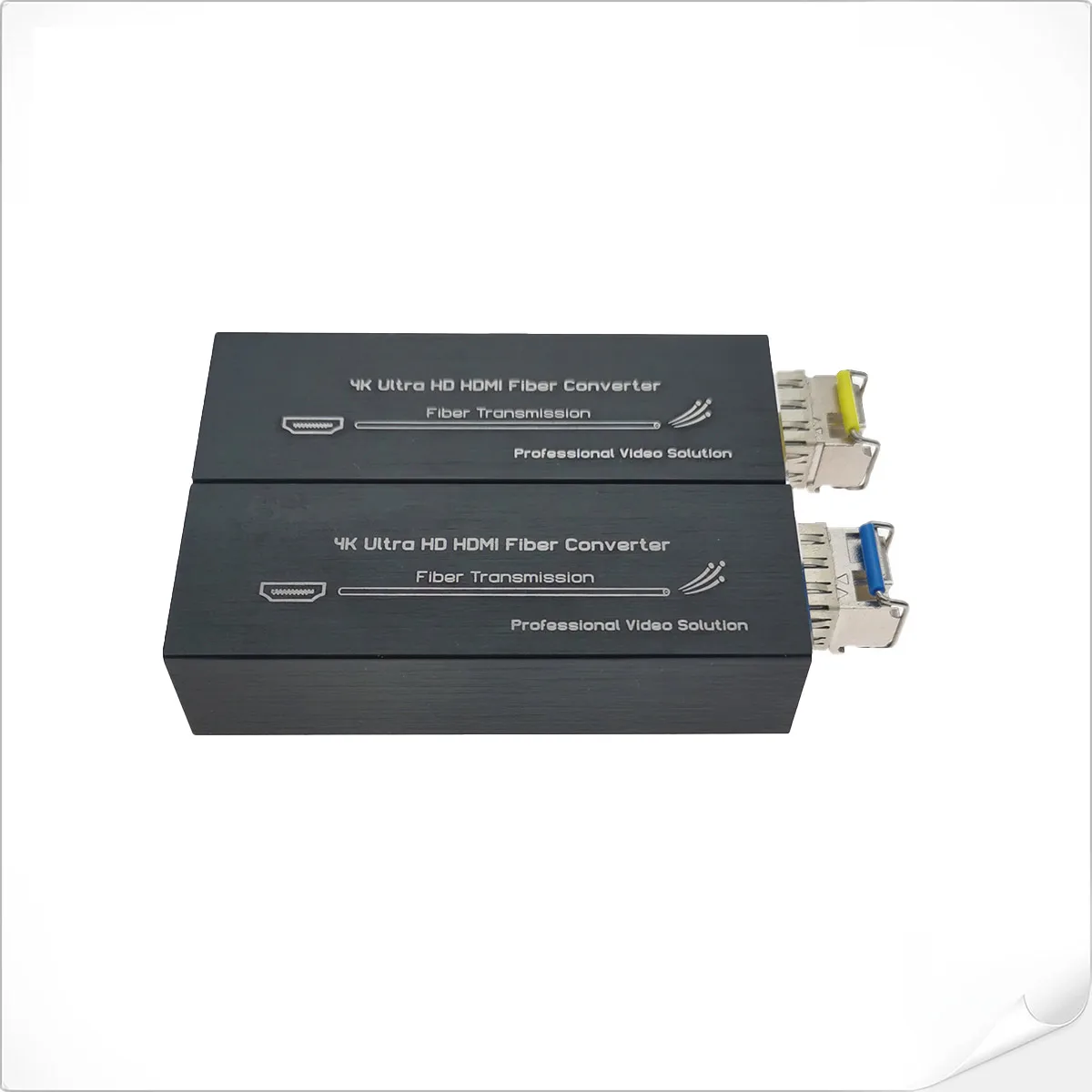 Mini 4K HDMI Fiber Extender Uncompressed 4K@30Hz HDMI 1.4a Vidoe over Fiber Converter Up to 20km