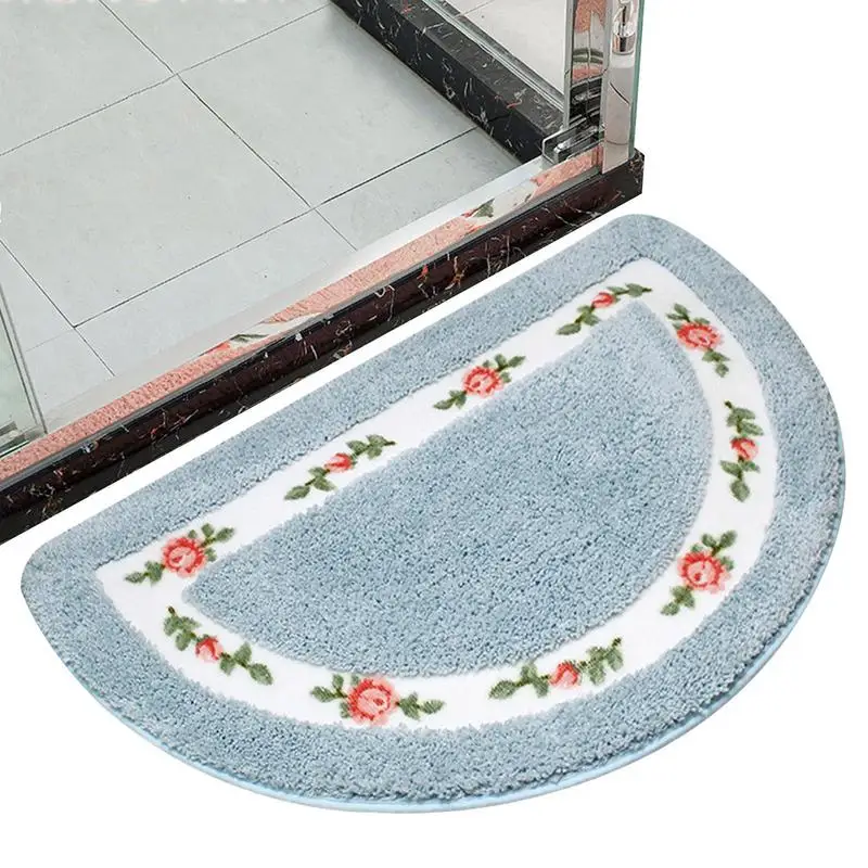 

Floral Bathroom Rug Beautiful Rose Flower Bath Mats Soft Plush Shaggy Bath Carpet Machine Wash Dry Bath Mats Decors For Tub