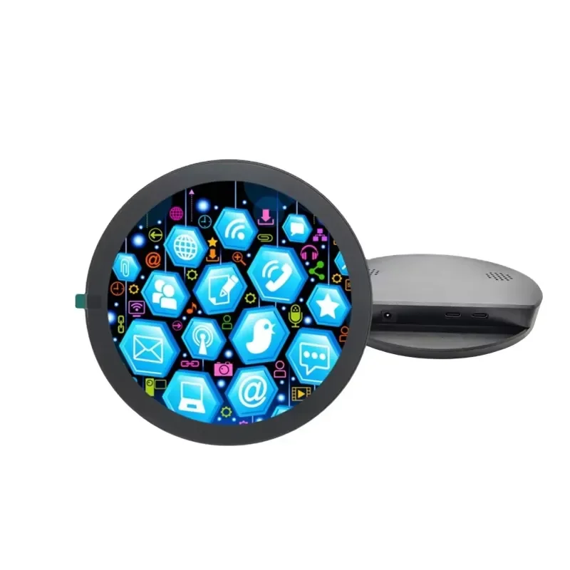 5-Inch LCD round screen monitor 1080 * 1080 built-in speaker Android system LCD touch screen monitor