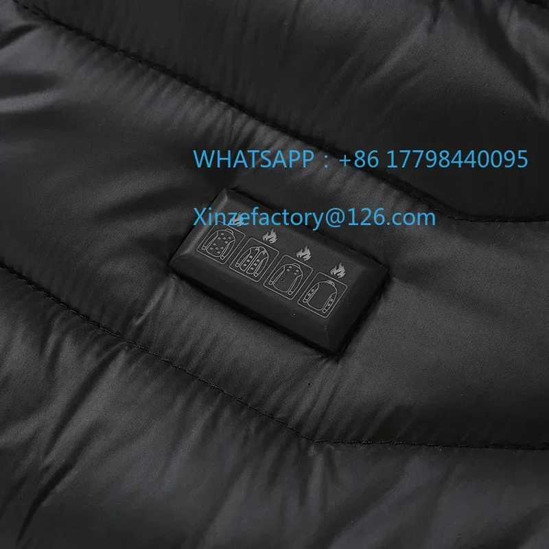 تخصيص 23 منطقة سترة ساخنة رجالي الشتاء USB سترات كهربائية الذكية ذاتية التدفئة الملابس النسائية التخييم التزلج أسفل القطن Pa #4