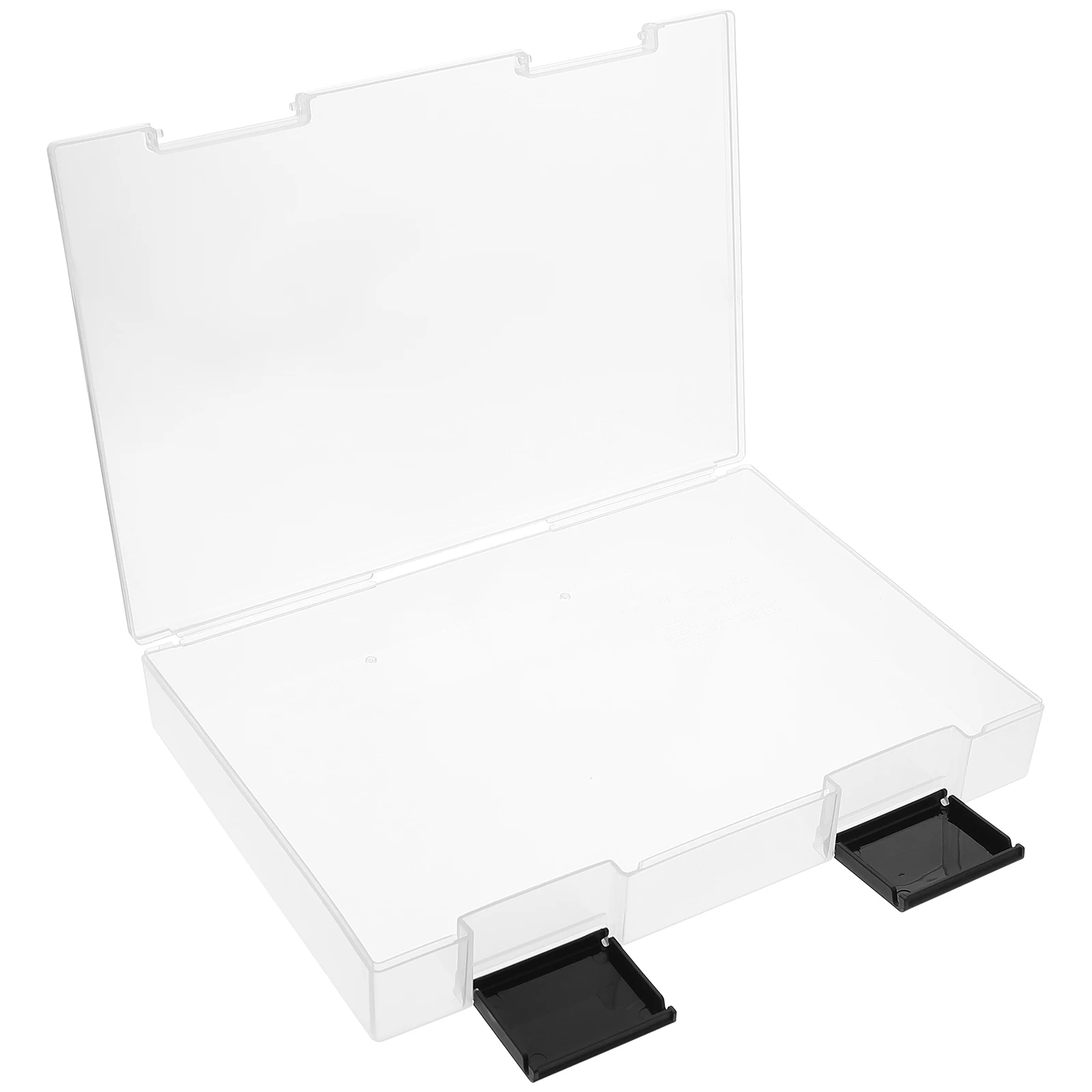 

1pc A5 File Storage Box Plastic Document Organizer for Office Home Study Thickened Lightweight Magazine Certificate