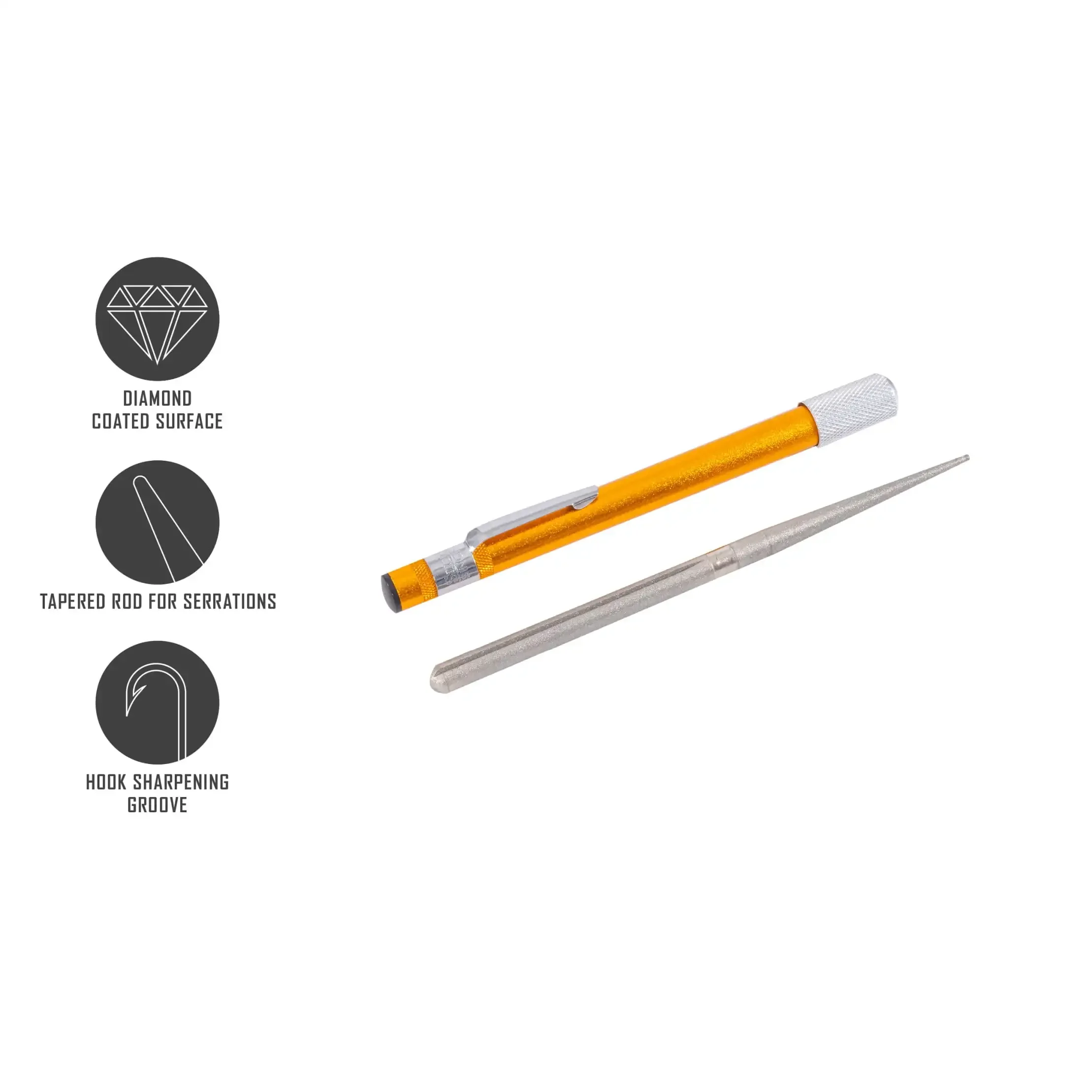 Penajam berlian DRET yang bisa ditarik-emas