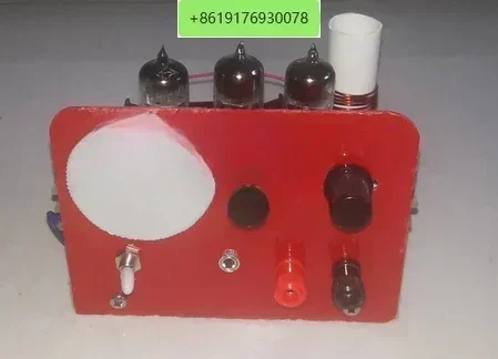 

Regenerative DC three lamp Short Wave Tube Radio Kit CW SSB receiver battery powered