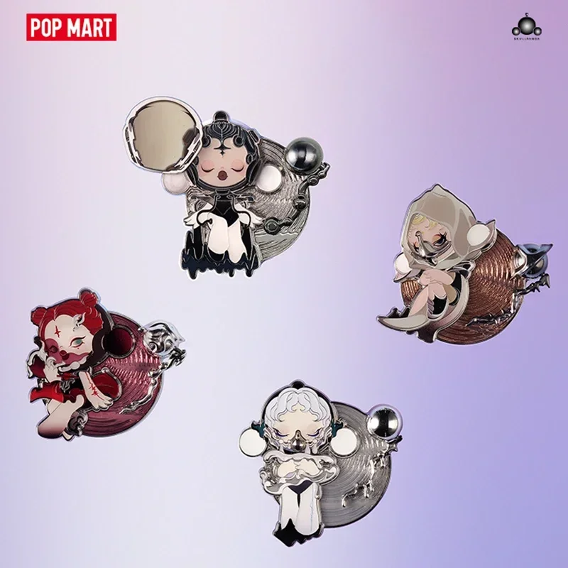 POPMART SKULLPANDA Sound Series Refrigerator Sticker Mystery Box Anime Original Figure Collection Model Ornaments Doll Toys