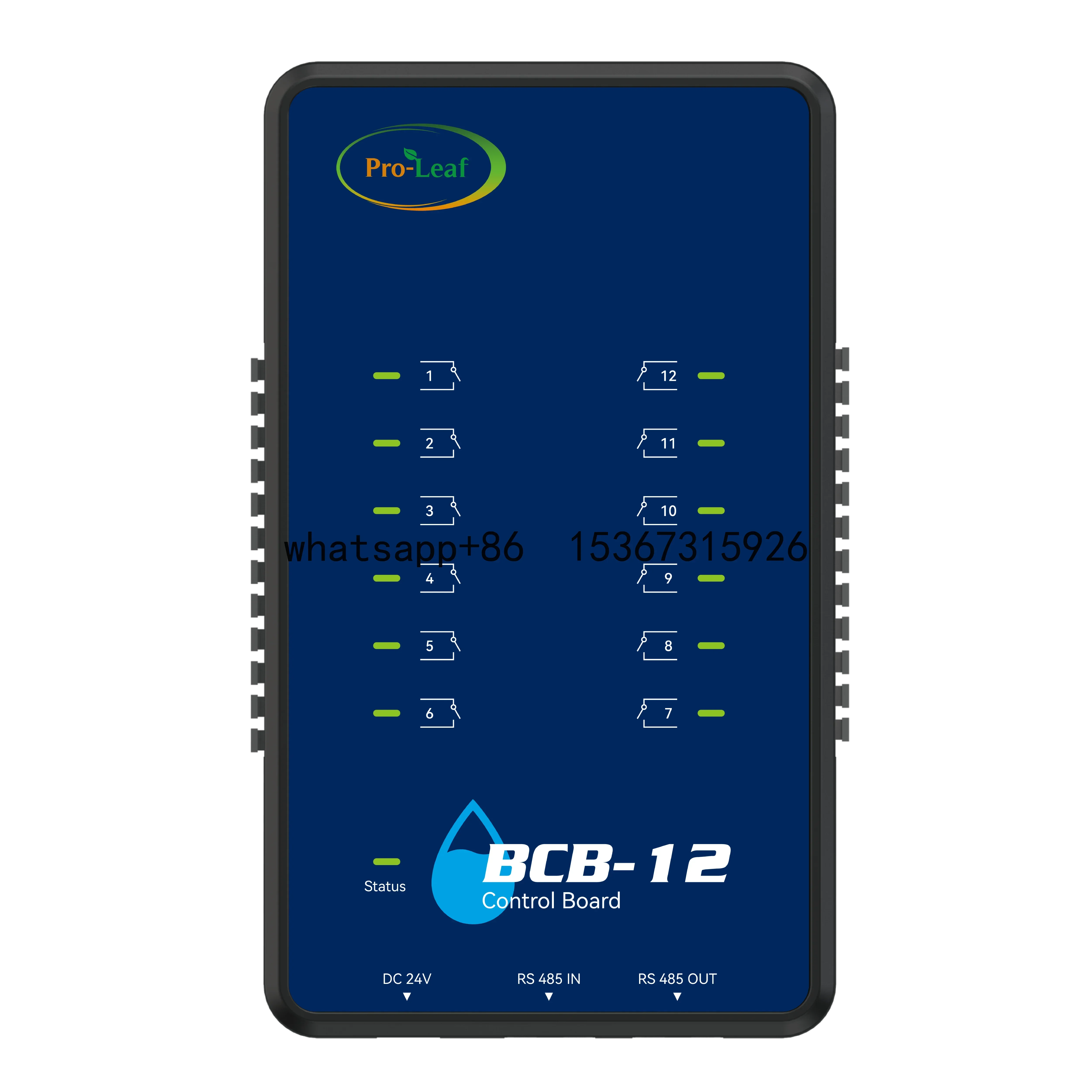 Fabrieksverkoop CH12 Droog contactstation DC 12-24V kastent hydrocultuur verticale landbouwlichtcontroller