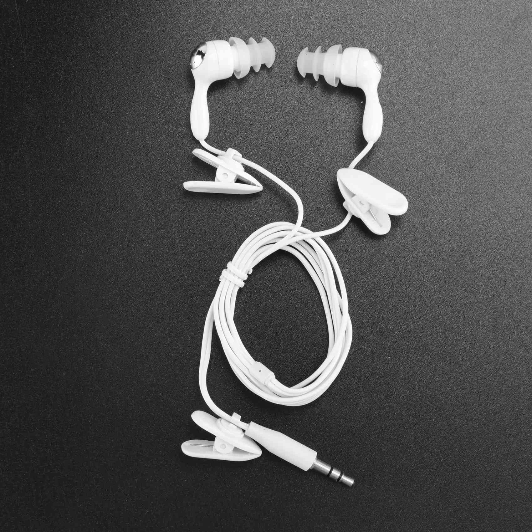 방수 USB MP3 플레이어, 수영 다이빙 서핑, 블랙 헤드셋, FM 라디오, 4GB