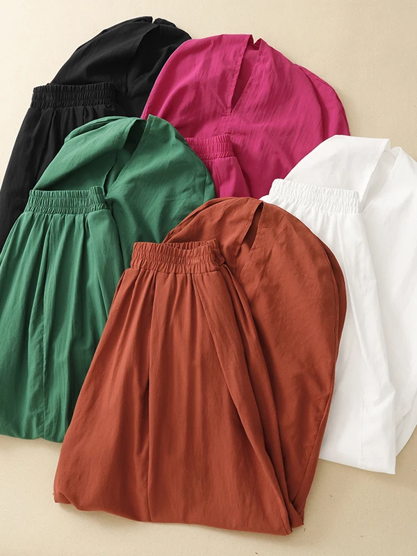 

Summer 2026 Loose Wide Leg Yoga Pants plus Size Women's Comfortable Loose Feeling Green Lantern Pants Casual High Waist Trousers