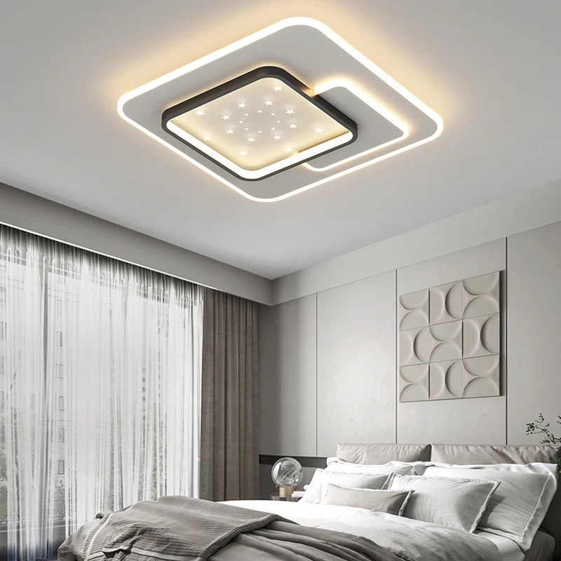 Đèn Led Hiện Đại Ốp Trần Treo Đèn Ốp Trần Trắng/Đen/Màu Xám Ốp Trần Đèn Trong Nhà Trang Trí Nhà Nhà thiết Bị Chiếu Sáng