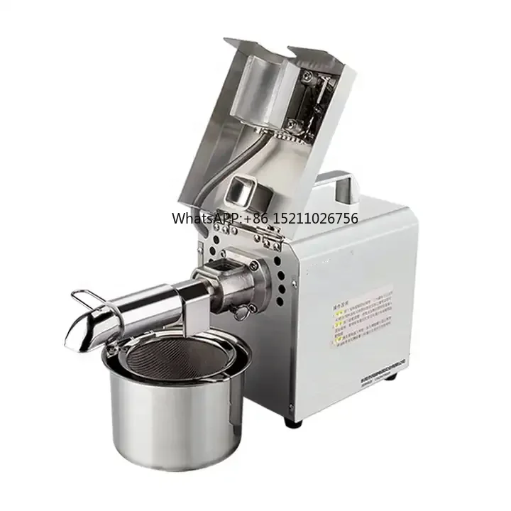 High Oil Yield Mini Oil Press Sunflower Peanut Cold Press Oil Machine Weith Best Price